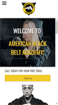 Mobile Screenshot of americanblackbelt.com